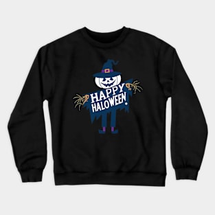 Happy Halloween Scarecrow Crewneck Sweatshirt